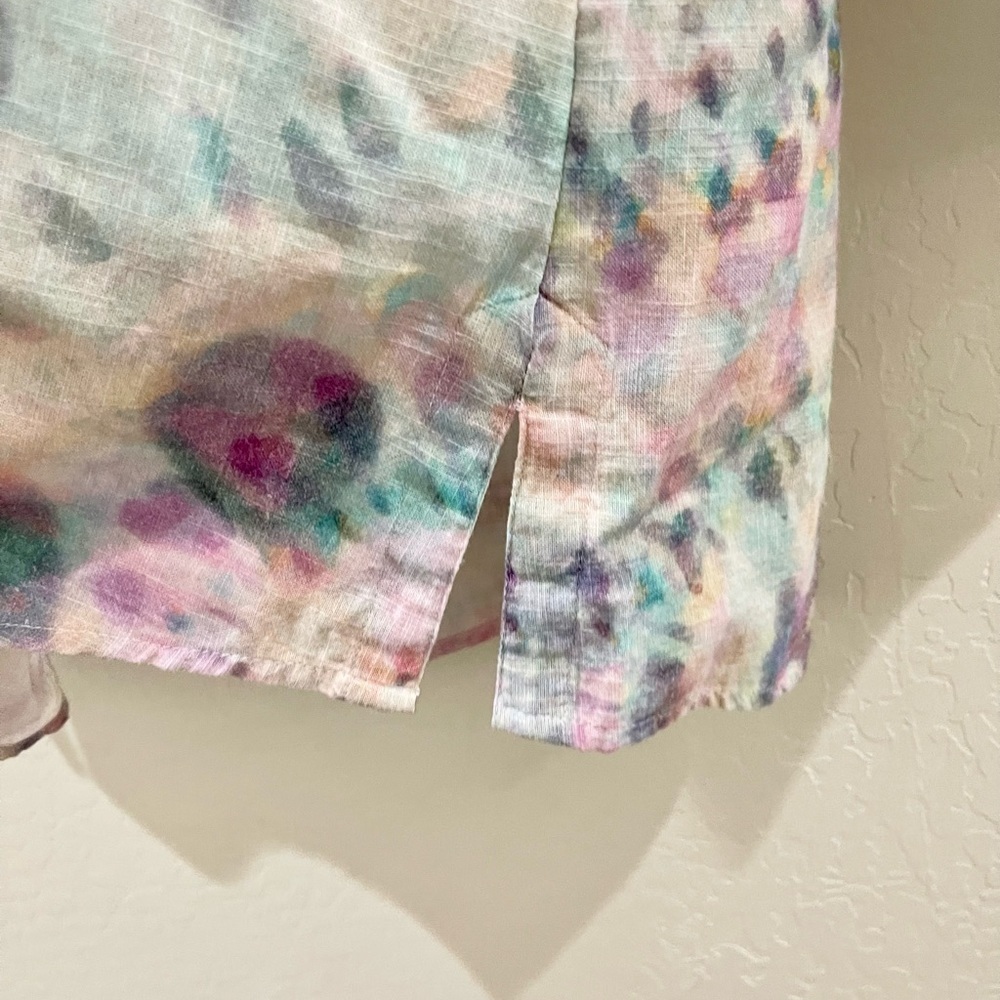 Soft Surroundings Bazille Beaded Sequins Boho Tie Dye
Coastal Tunic Size Medium - Picture 4 of 8